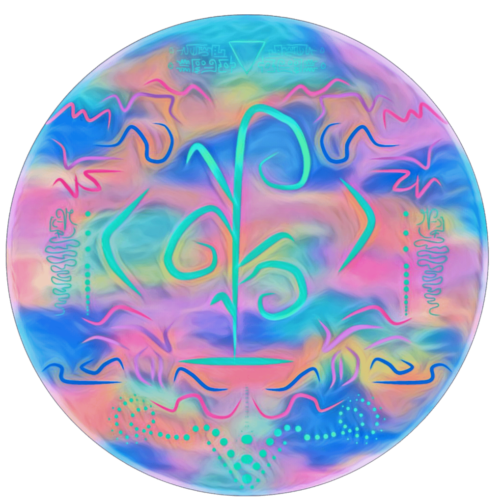 light language transmission of healing frequency